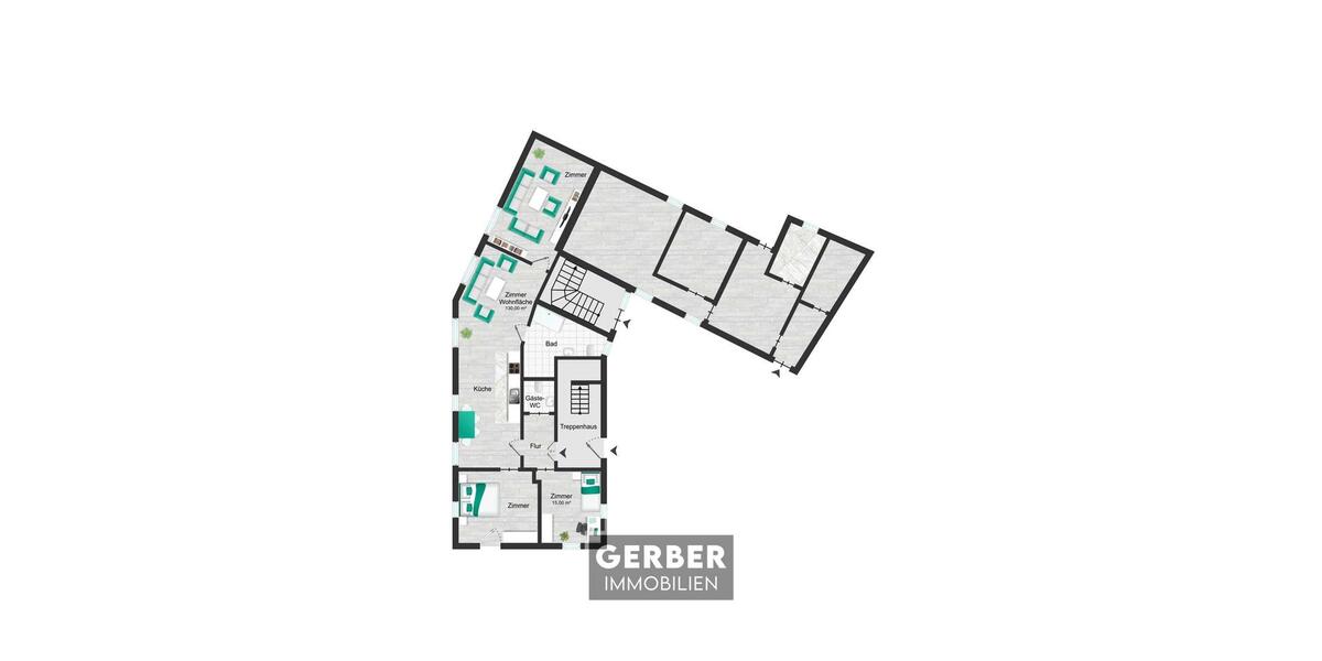 Erdgeschoßwohnung Rosenthal am Rennsteig - 4 Zimmer, 120 m&sup2;, 820&euro; | Angebot:25805928