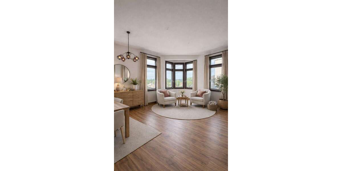 Etagenwohnung Plauen Bahnhofsvorstadt - 4 Zimmer, 107 m&sup2;, 550&euro; | Angebot:25962774