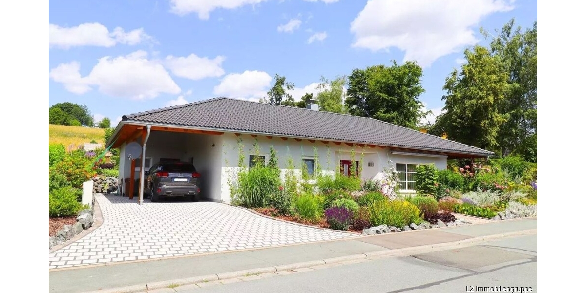 Wohnen auf einer Ebene, exklusiver Bungalow im Kurort Bad Steben - Einfamilienhaus Bad Steben | Angebot:25323657