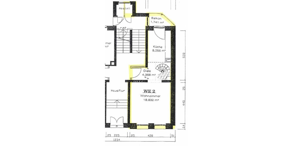 Maisonettenwohnung Plauen Altstadt - 2 Zimmer, 69 m&sup2;, 380&euro; | Angebot:25342742