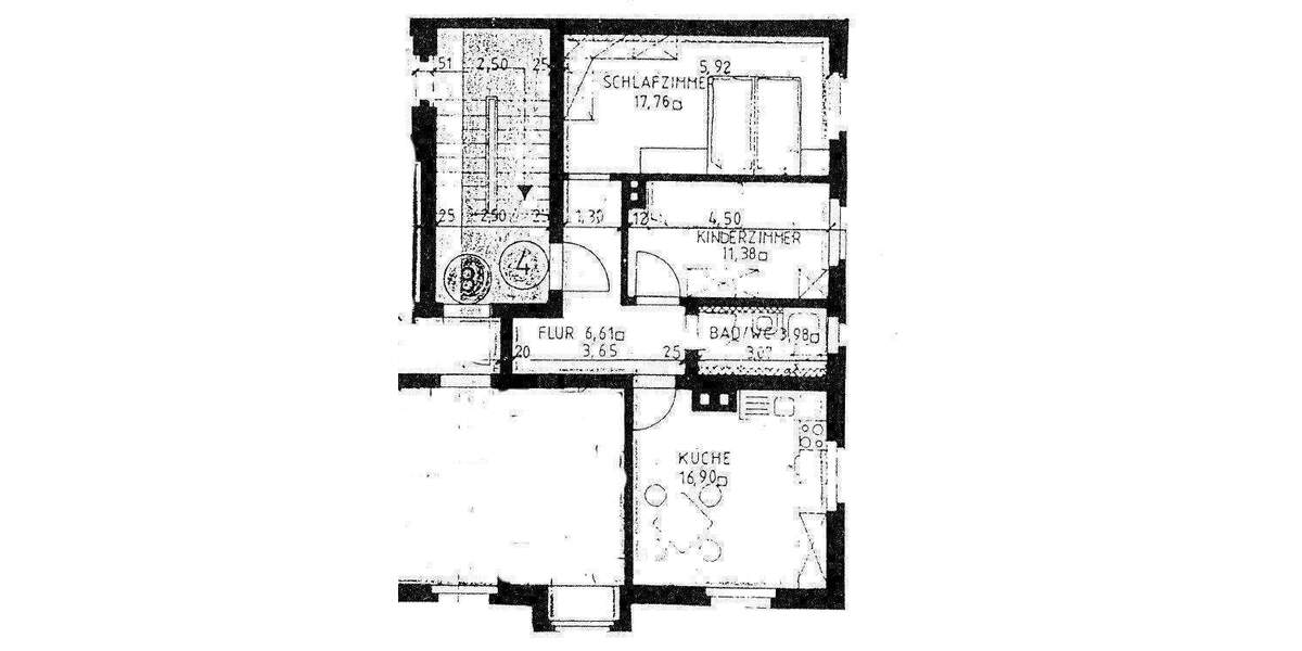 Etagenwohnung Plauen Ostvorstadt - 2 Zimmer, 59 m&sup2;, 280&euro; | Angebot:26128128