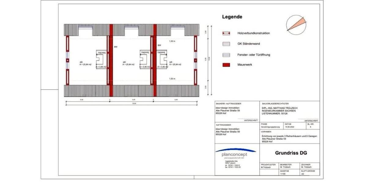 Etagenwohnung Hof Altstadt - 5 Zimmer, 90 m&sup2;, 320.000&euro; | Angebot:26034094