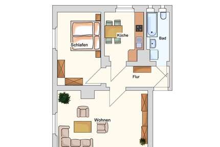 Wohnung Plauen Alt Chrieschwitz - 2 Zimmer, 62 m&sup2;, 29.000&euro; | Angebot:19991828
