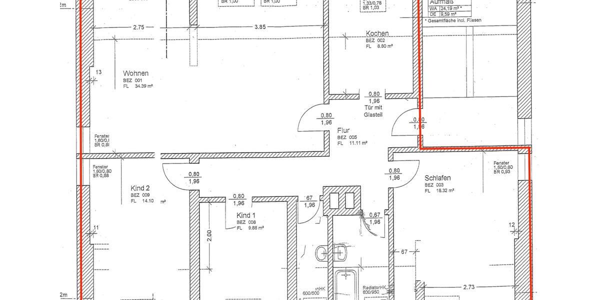 Dachgeschoßwohnung Bad Steben - 4 Zimmer, 106 m&sup2;, 800&euro; | Angebot:25972966
