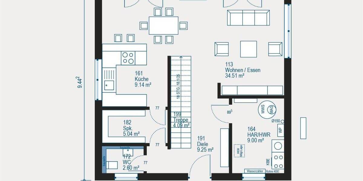 Einfamilienhaus Rehau - 5 Zimmer, 145 m&sup2;, 368.500&euro; | Angebot:26513143