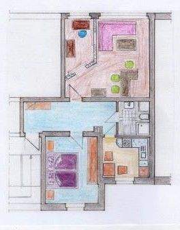 Etagenwohnung Plauen Ostvorstadt - 2 Zimmer, 66 m&sup2;, 390&euro; | Angebot:25800327