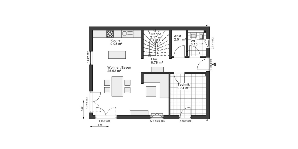 Einfamilienhaus Bad Steben - 3 Zimmer, 120 m&sup2;, 1.400&euro; | Angebot:24610393