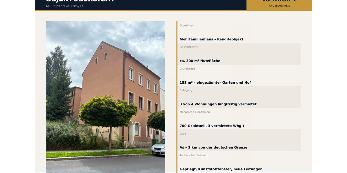 Mehrfamilienhaus, Wohnhaus Selb - 12 Zimmer, 300 m&sup2;, 455.000&euro; | Angebot:25482380