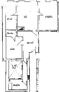 Etagenwohnung Hof Altstadt - 3 Zimmer, 108 m&sup2;, 650&euro; | Angebot:26284475
