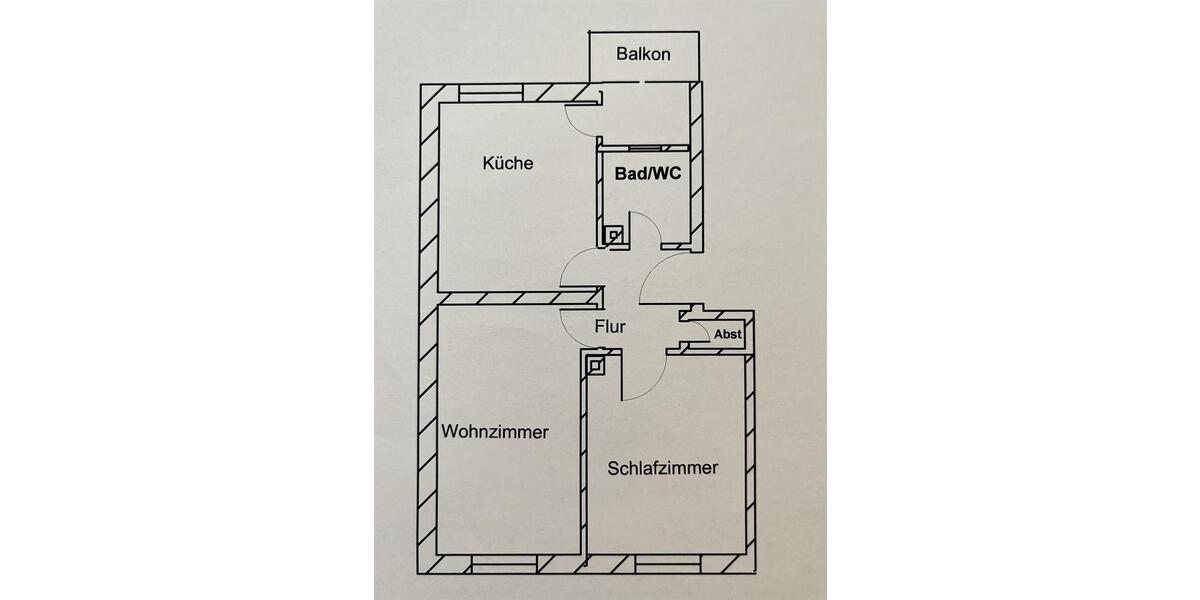 Etagenwohnung Oelsnitz (Vogtland) - 2 Zimmer, 51 m&sup2;, 278&euro; | Angebot:25762685