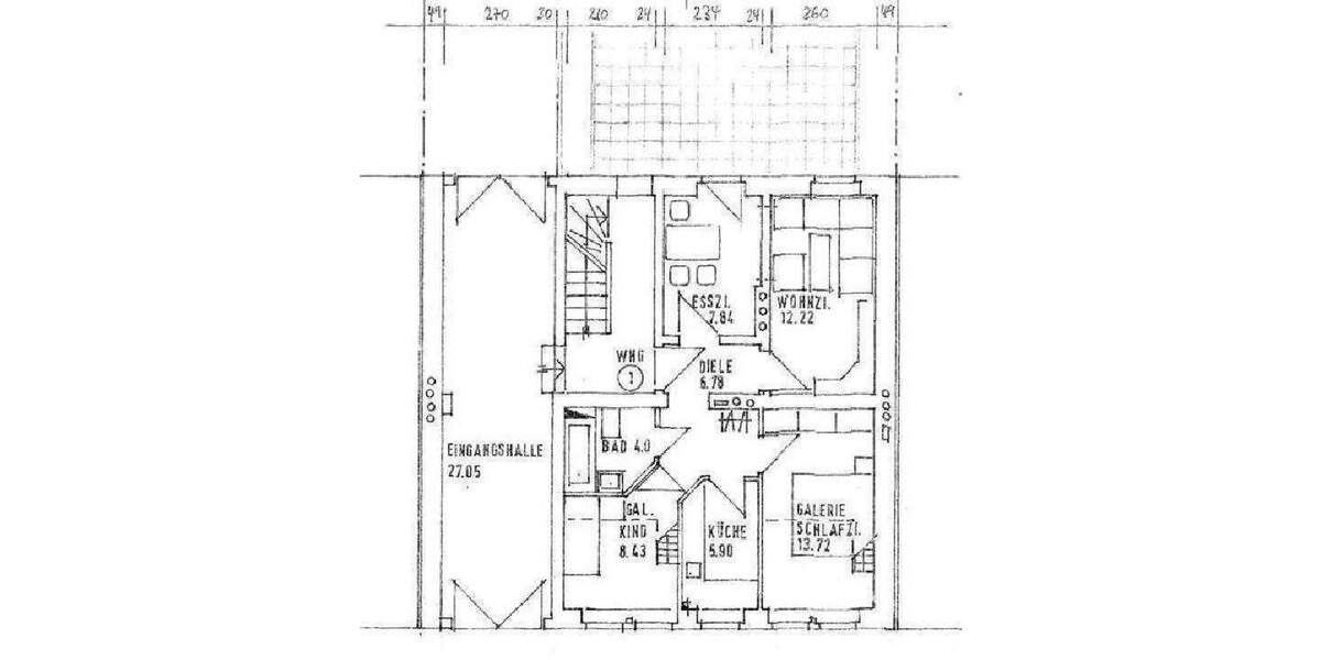 Terrassenwohnung Hof Innenstadt - 4 Zimmer, 70 m&sup2;, 430&euro; | Angebot:26128126
