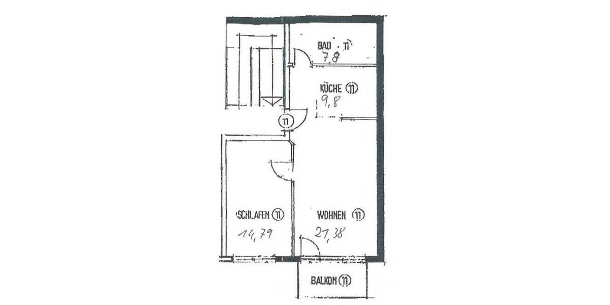 Etagenwohnung Plauen Südvorstadt - 2 Zimmer, 50 m&sup2;, 41.000&euro; | Angebot:25707408