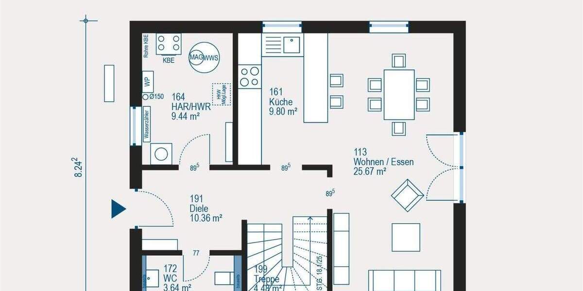 Einfamilienhaus Naila - 4 Zimmer, 119 m&sup2;, 303.179&euro; | Angebot:25773682