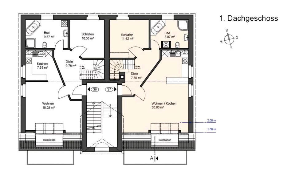 Maisonettenwohnung Hirschberg - 3.5 Zimmer, 79 m&sup2;, 128.000&euro; | Angebot:26828478
