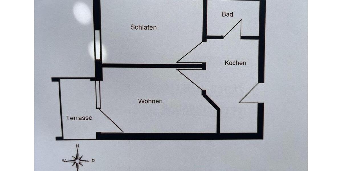 Erdgeschoßwohnung Hof Altstadt - 2 Zimmer, 43 m&sup2;, 460&euro; | Angebot:25599531