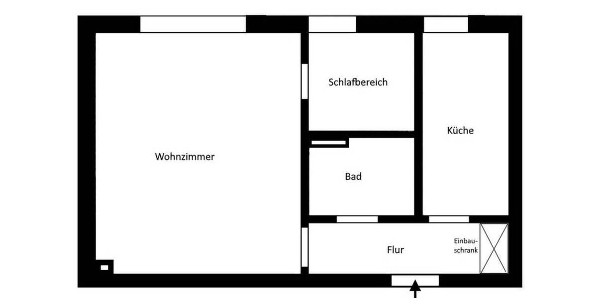 Etagenwohnung Bad Steben - 1 Zimmer, 43 m&sup2;, 370&euro; | Angebot:26804267