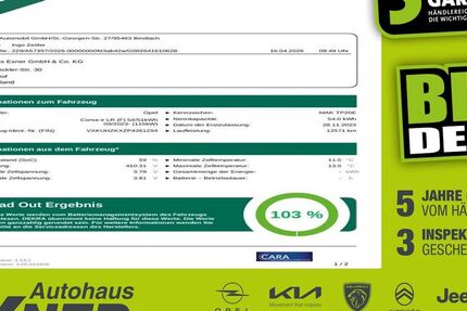 Opel Corsa 12.572 km 16.950 &euro; Hof 95032