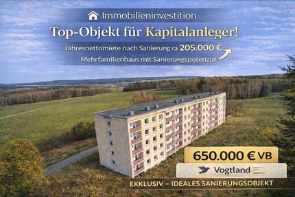 Haus Trieb - 120 Zimmer, 3.105 m&sup2;, 650.000&euro; | Angebot:26313279