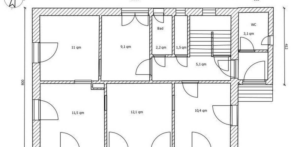 Einfamilienhaus Selbitz Neuhaus - 6 Zimmer, 111 m&sup2;, 129.000&euro; | Angebot:26034800