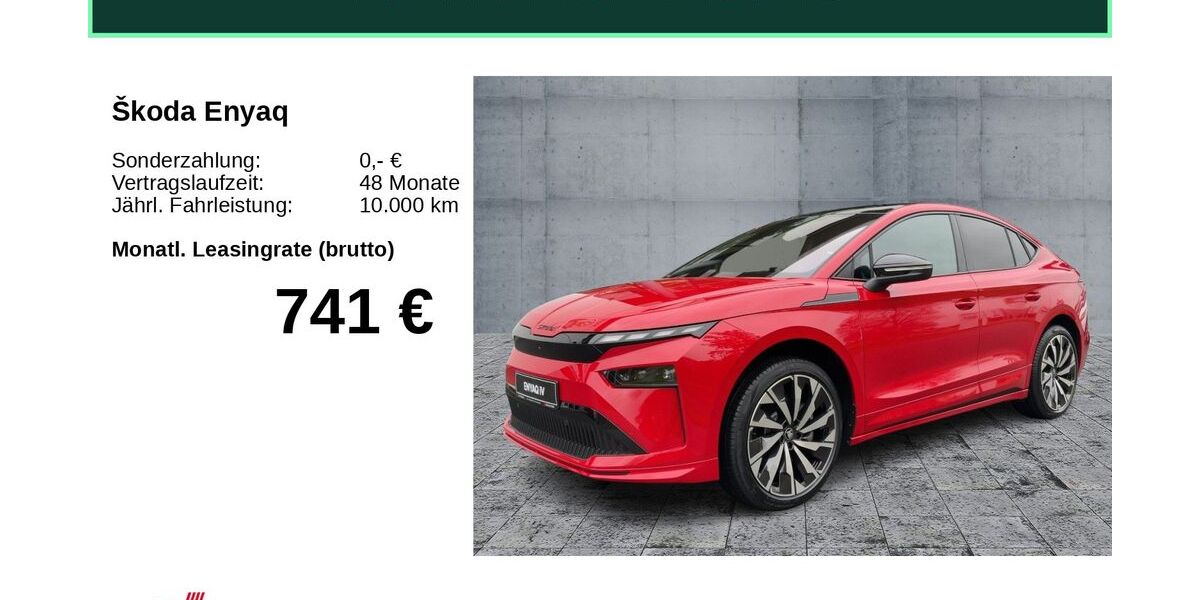 Skoda Enyaq 17.500 km 51.870 &euro; Hof 95030