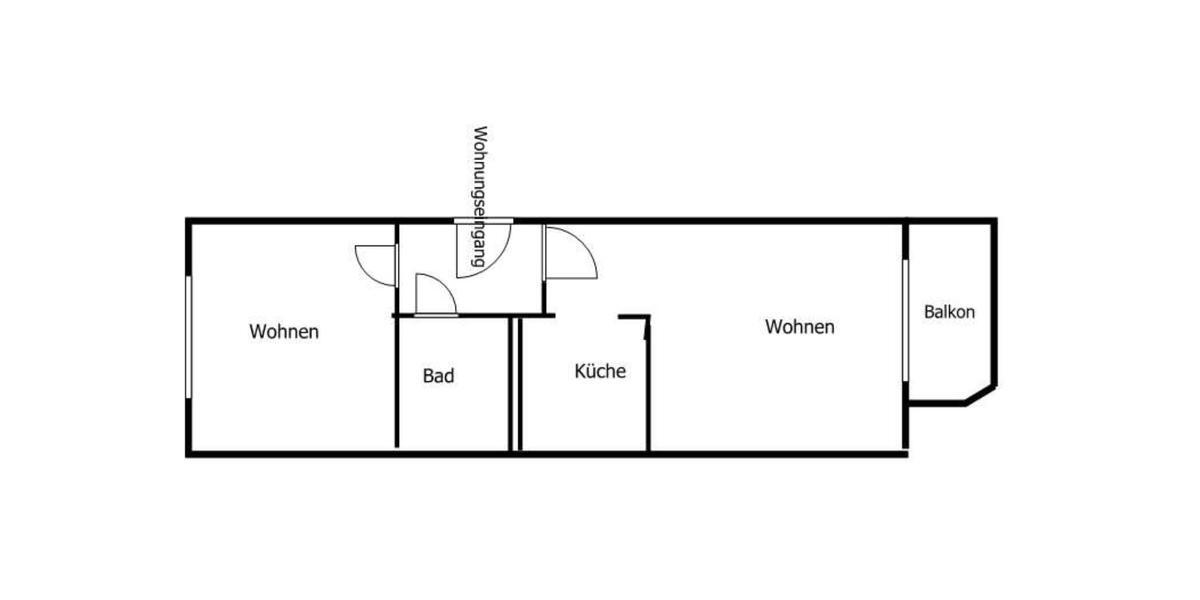 Etagenwohnung Bad Elster - 2 Zimmer, 42 m&sup2;, 200&euro; | Angebot:25713816