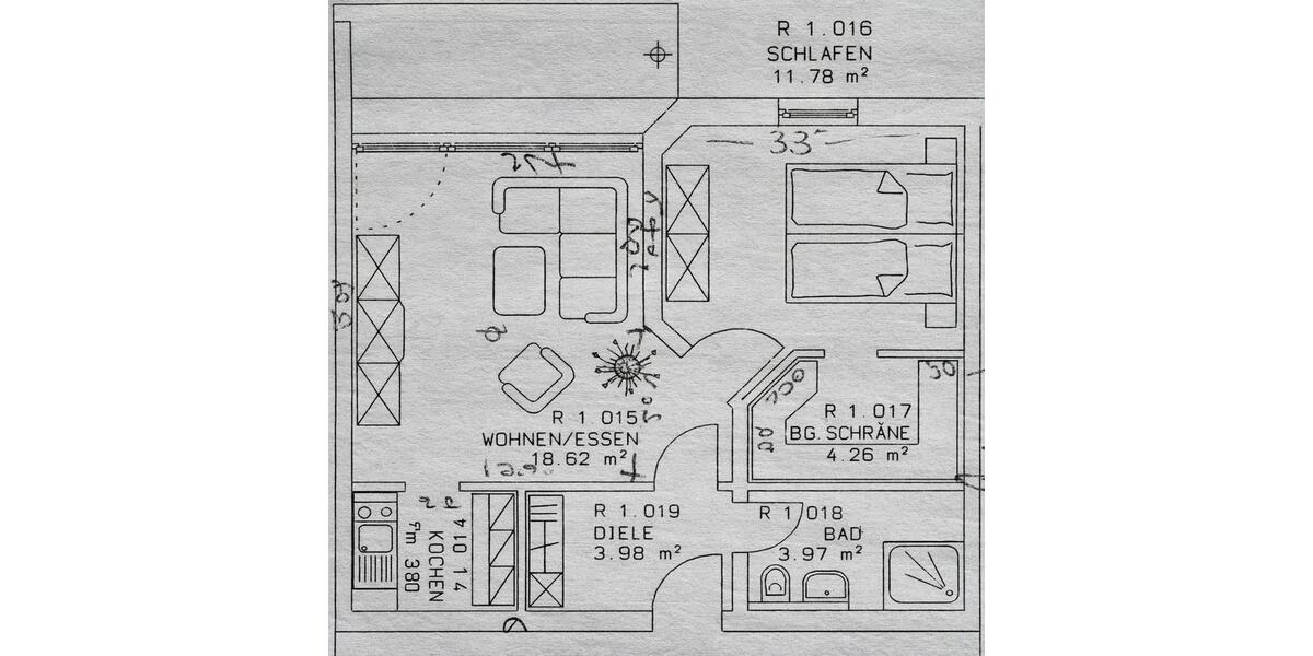 Etagenwohnung Hof Altstadt - 2 Zimmer, 58 m&sup2;, 95.000&euro; | Angebot:25760278