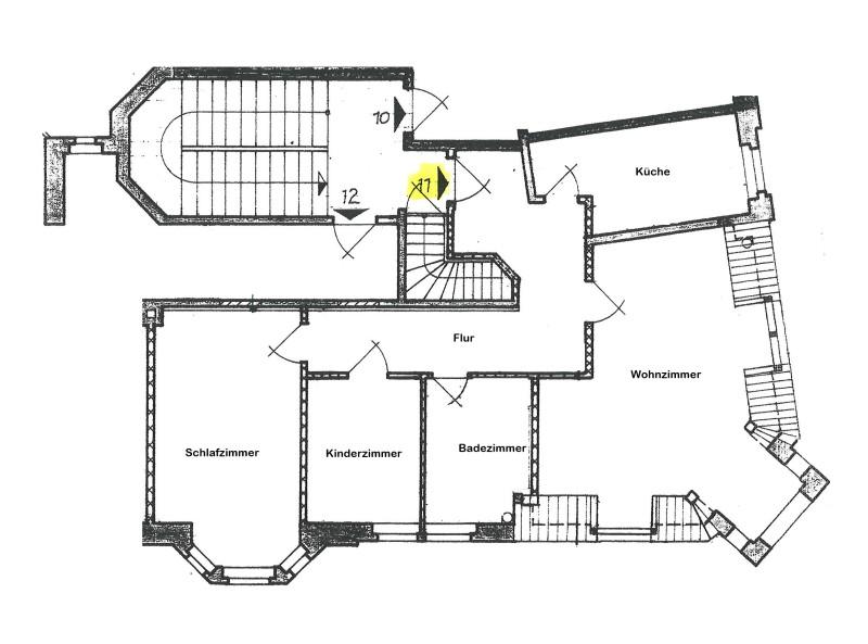 Etagenwohnung Plauen - 3 Zimmer, 81 m&sup2;, 430&euro; | Angebot:25363707