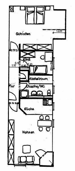 Dachgeschoßwohnung Plauen - 3 Zimmer, 73 m&sup2;, 399&euro; | Angebot:23803235