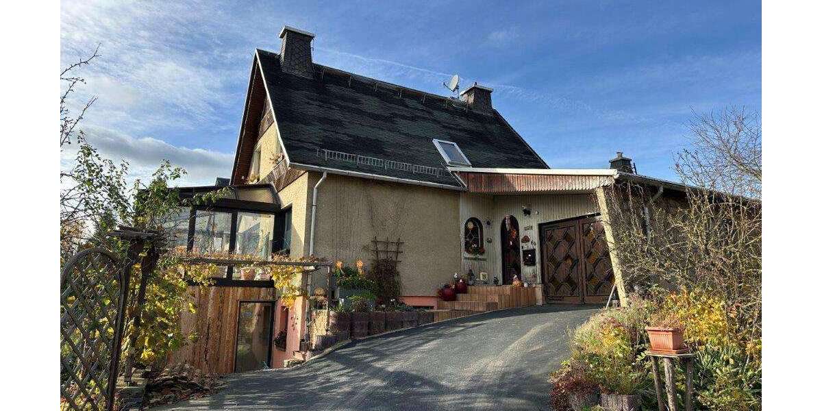 Schönes Einfamilienhaus mit Wintergarten, Salzwasserpool, Blockheizkraftwerk usw. - Einfamilienhaus Saalburg-Ebersdorf Ebersdorf | Angebot:23713363