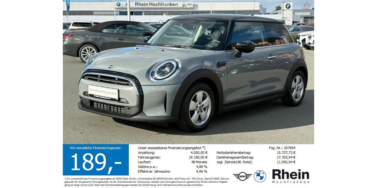 Mini Cooper 48.298 km 18.860 &euro; Hof 95032