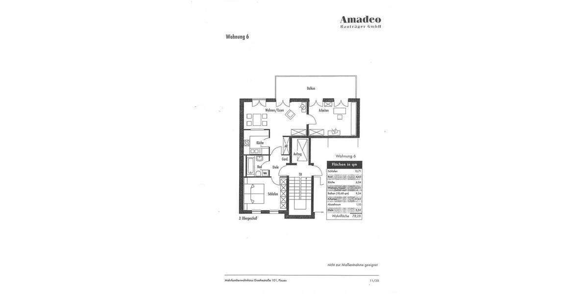 Etagenwohnung Plauen Preißelpöhl - 2 Zimmer, 78 m&sup2;, 429&euro; | Angebot:25662572