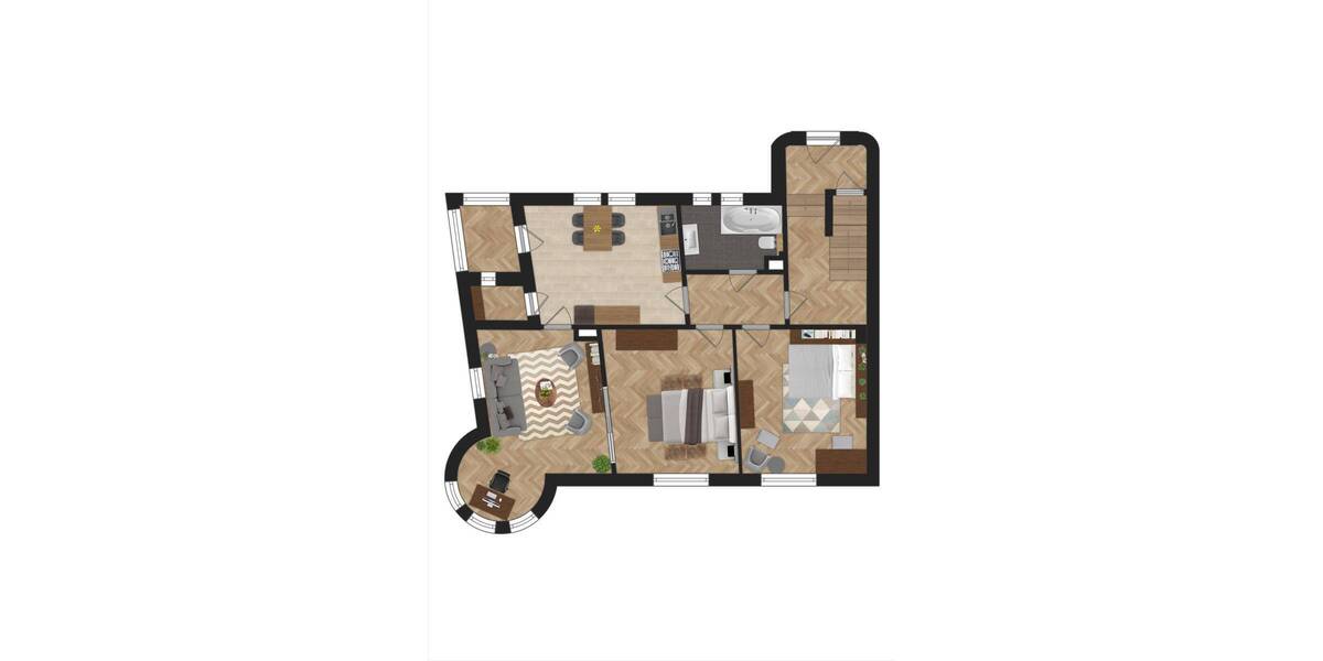 Etagenwohnung Schleiz - 3 Zimmer, 76 m&sup2;, 530&euro; | Angebot:26161049