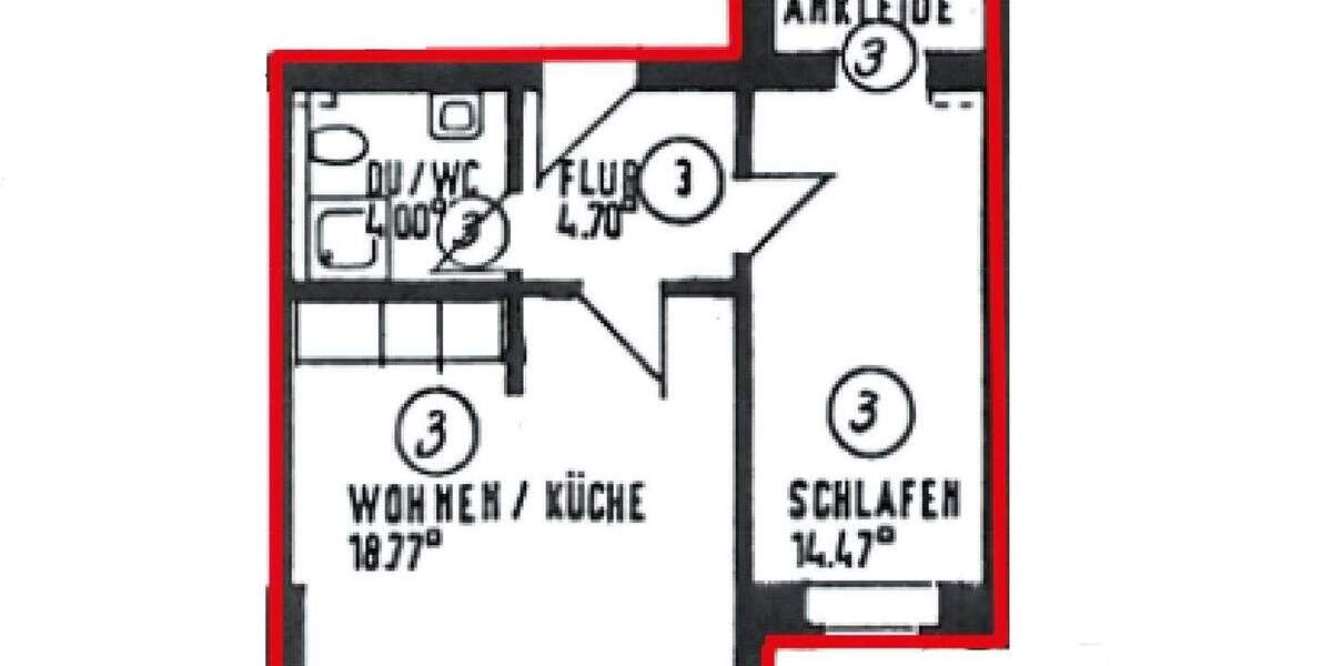 Etagenwohnung Plauen Preißelpöhl - 2 Zimmer, 40 m&sup2;, 15.000&euro; | Angebot:25712011