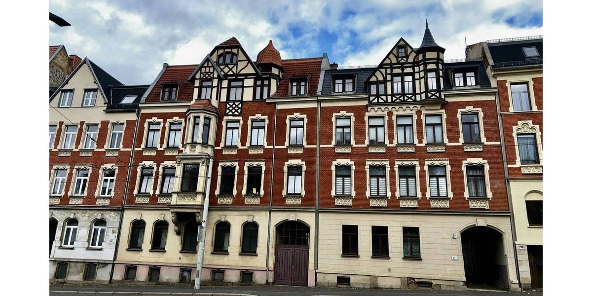 Etagenwohnung Plauen Südvorstadt - 2 Zimmer, 50 m&sup2;, 41.000&euro; | Angebot:25707408