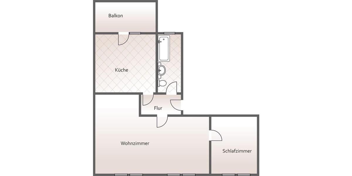 Etagenwohnung Plauen - 2 Zimmer, 65 m&sup2;, 325&euro; | Angebot:25212824