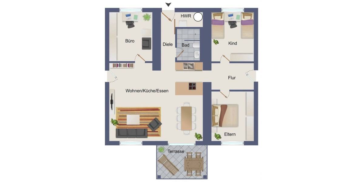 Bungalow Leupoldsgrün - 4 Zimmer, 120 m&sup2;, 489.000&euro; | Angebot:25668845