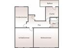 Dachgeschoßwohnung Plauen Bahnhofsvorstadt - 3 Zimmer, 77 m&sup2;, 382&euro; | Angebot:23032907