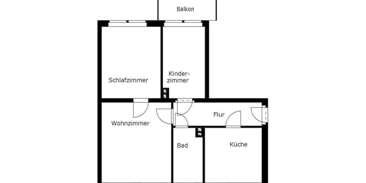 Etagenwohnung Plauen Bahnhofsvorstadt - 3 Zimmer, 66 m&sup2;, 349&euro; | Angebot:25340947