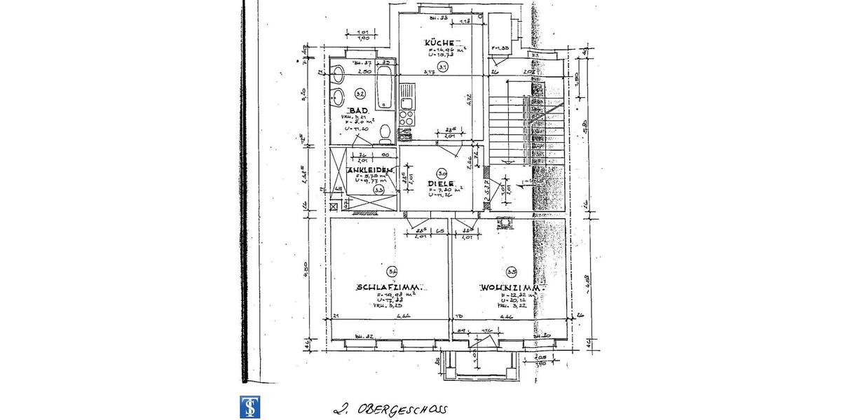 Etagenwohnung Plauen Bahnhofsvorstadt - 2.5 Zimmer, 81 m&sup2;, 360&euro; | Angebot:25710536