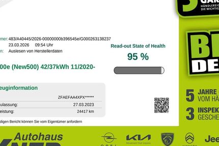 Fiat 500e 24.417 km 18.990 &euro; Hof 95032