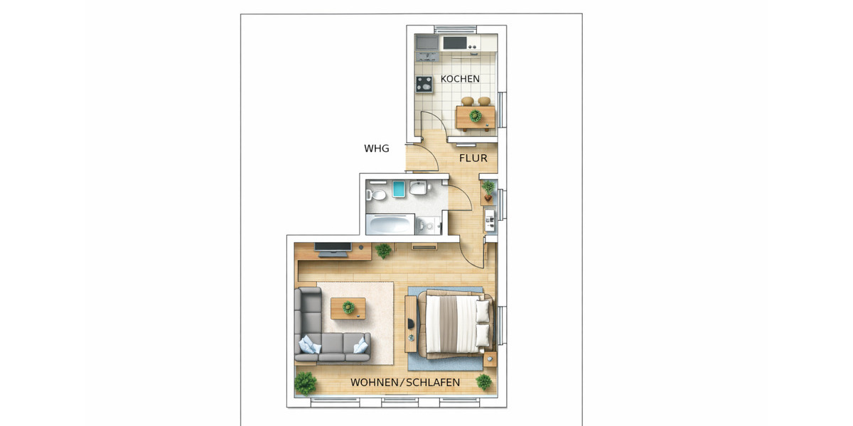 Etagenwohnung Plauen - 1 Zimmer, 46 m&sup2;, 25.000&euro; | Angebot:25418805