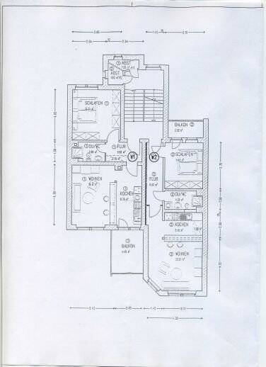Etagenwohnung Plauen Südvorstadt - 2 Zimmer, 51 m&sup2;, 310&euro; | Angebot:25688836
