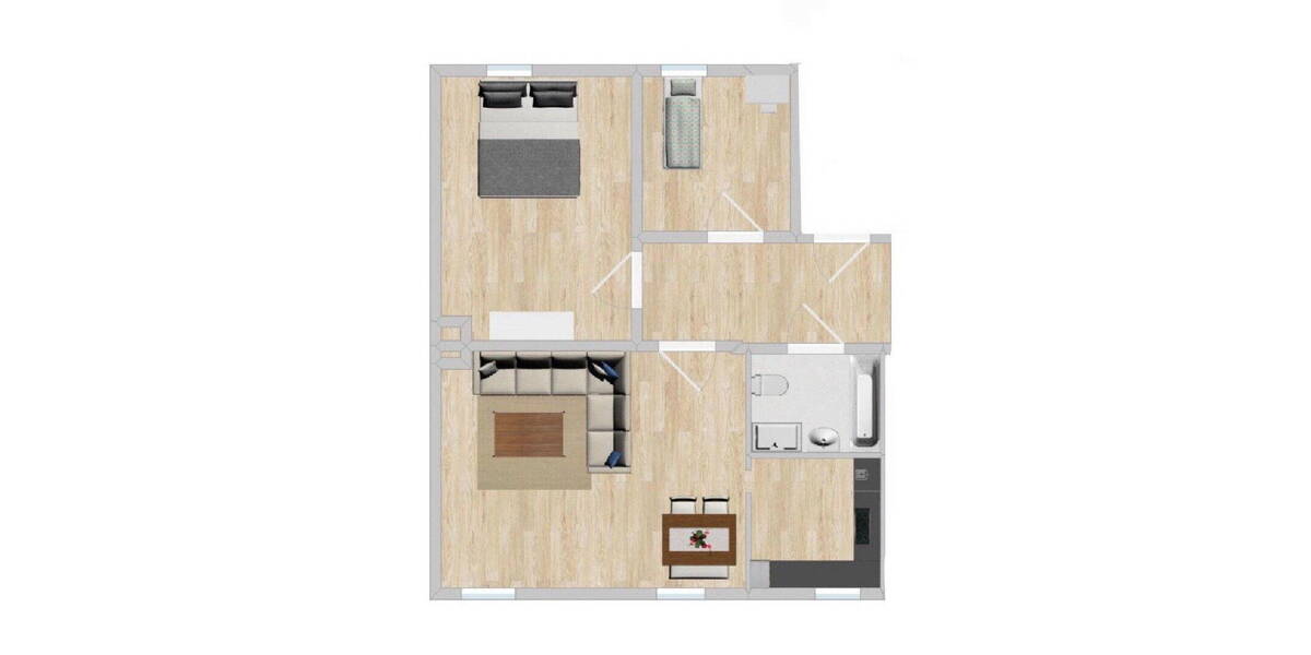 Etagenwohnung Plauen Haselbrunn - 3 Zimmer, 65 m&sup2;, 312&euro; | Angebot:26023400