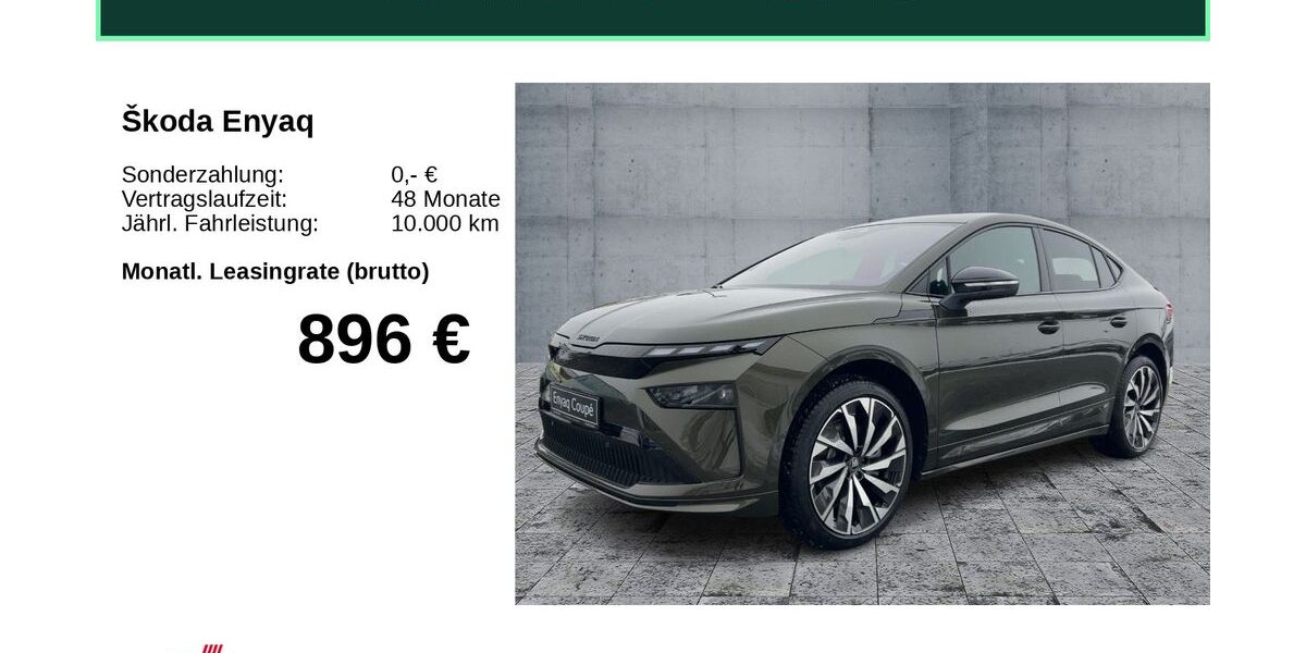 Skoda Enyaq 7.500 km 56.970 &euro; Hof 95030