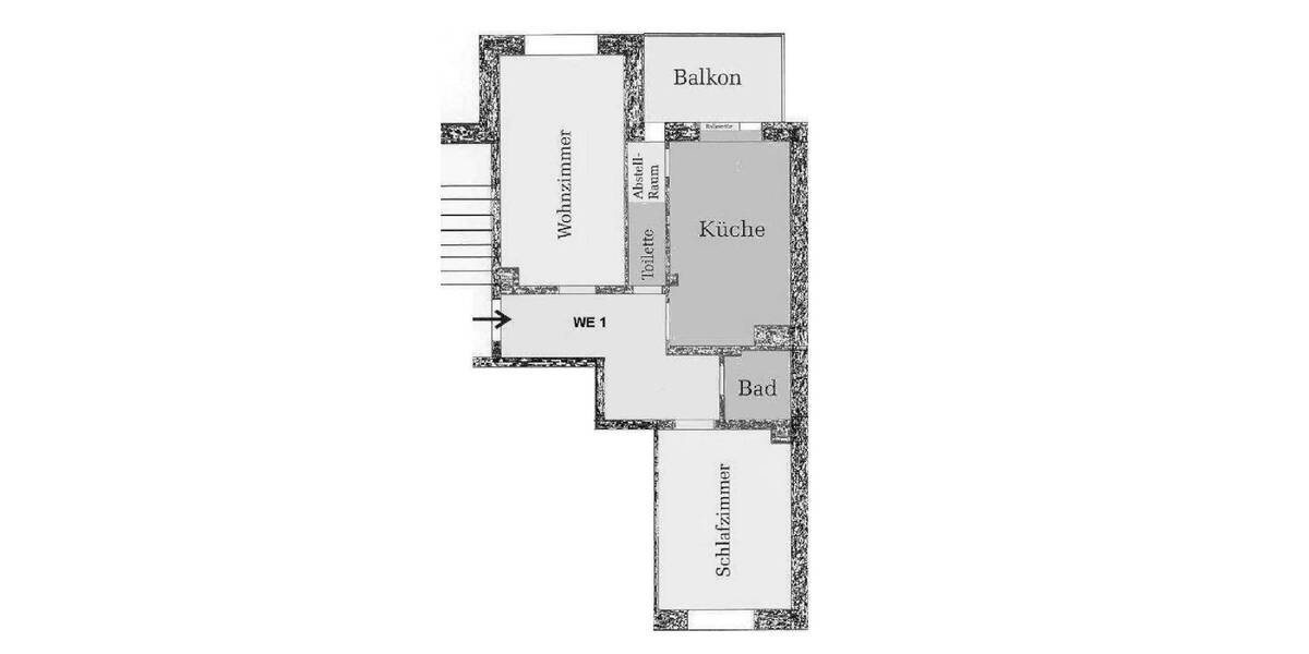 Etagenwohnung Plauen Haselbrunn - 2 Zimmer, 63 m&sup2;, 310&euro; | Angebot:25820510