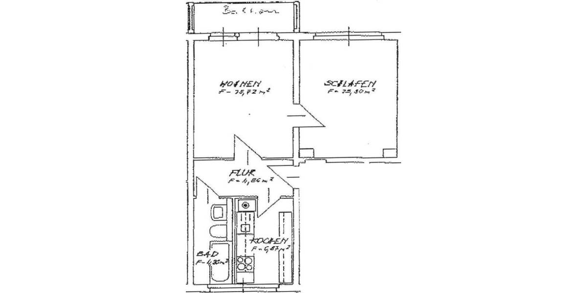 Etagenwohnung Plauen Westend - 2 Zimmer, 50 m&sup2;, 270&euro; | Angebot:25691963