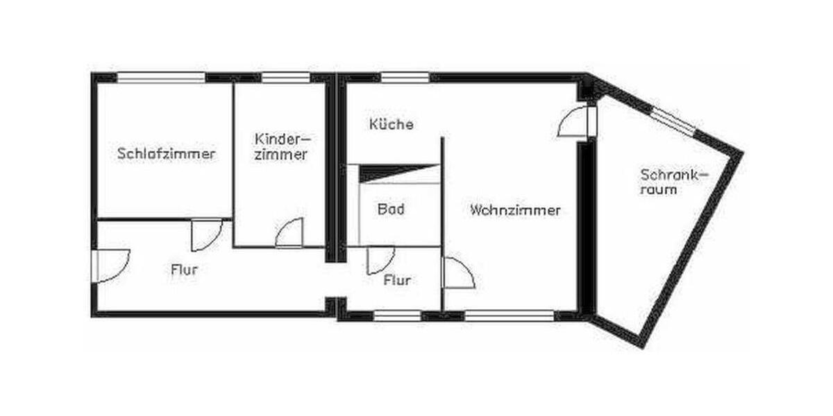 Etagenwohnung Plauen Alt Chrieschwitz - 4 Zimmer, 77 m&sup2;, 391&euro; | Angebot:24598536